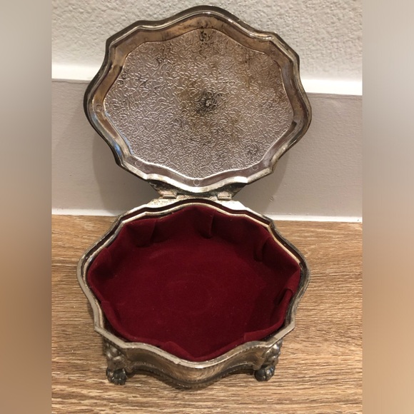 Vintage Trinket Box International Silver Company Silver Plated - Picture 9 of 12